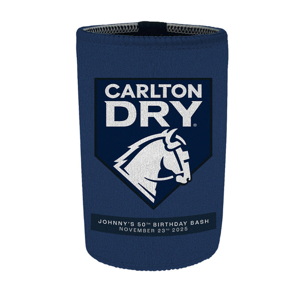 CARLTON DRY Personalised Stubby Holders with PICTURE and/or TEXT