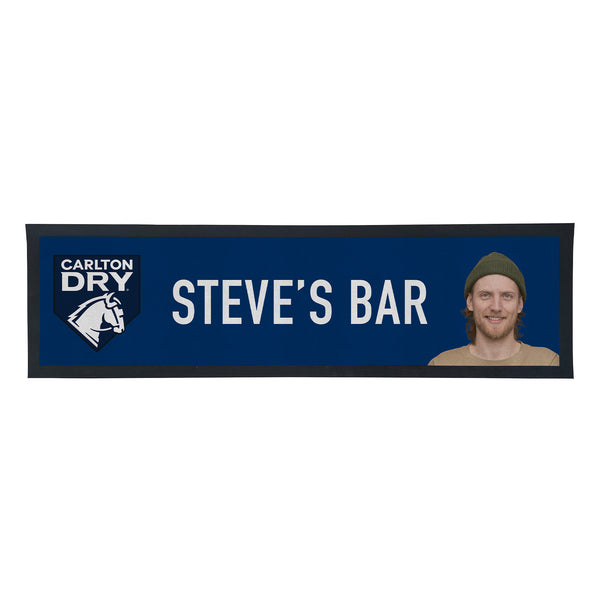 CARLTON DRY Personalised Bar Mats with PICTURE and/or TEXT