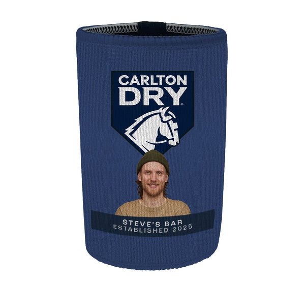 CARLTON DRY Personalised Stubby Holders with PICTURE and/or TEXT