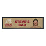 GREAT NORTHERN ORIGINAL Personalised Bar Mats with PICTURE and/or TEXT