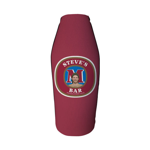 MELBOURNE BITTER Personalised Long Neck Zip Up Coolers with PICTURE and/or TEXT