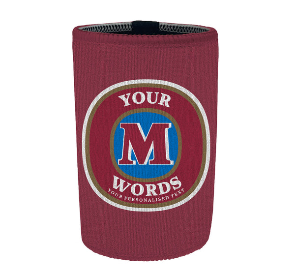 MELBOURNE BITTER Personalised Stubby Holders with PICTURE and/or TEXT (Volume Discounts)
