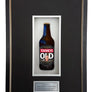 TOOHEYS OLD Deluxe Framed Beer bottle with Engraving (50cm x 34cm) (beer not included)