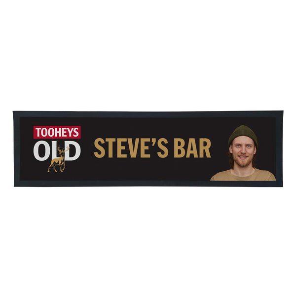 TOOHEYS OLD Personalised Bar Mats with PICTURE and/or TEXT