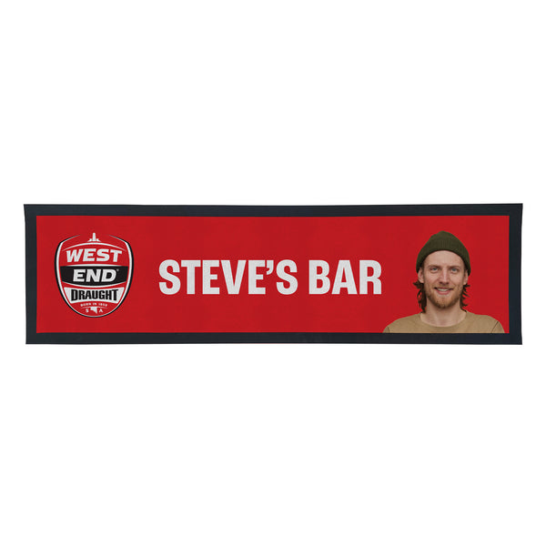West End Personalised Bar Mats with PICTURE and/or TEXT