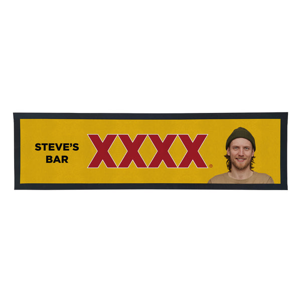 XXXX Personalised Bar Mats with PICTURE and/or TEXT