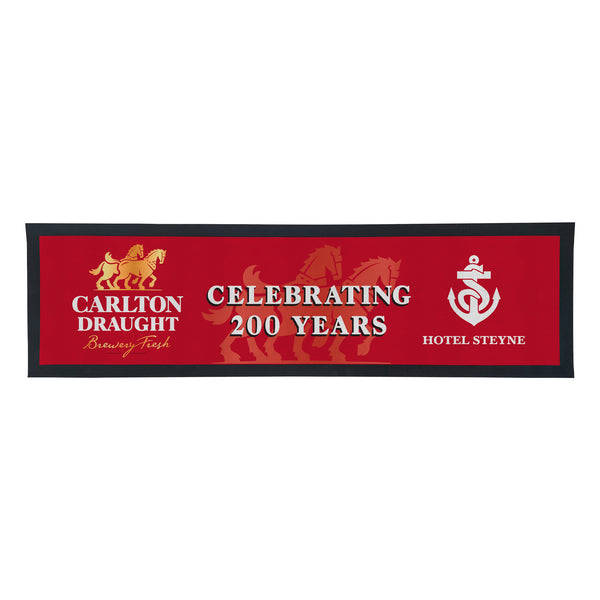 CARLTON DRAUGHT Personalised Bar Mats with PICTURE and/or TEXT