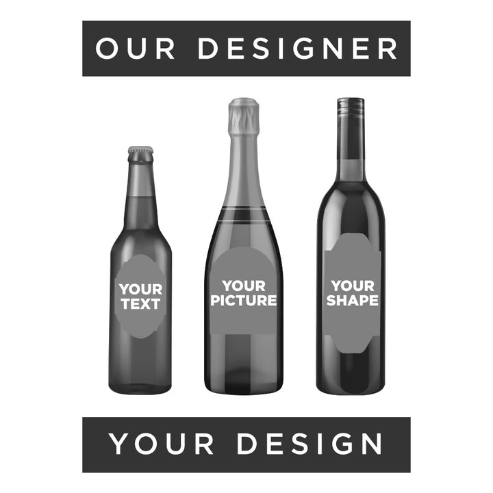 1-5 x Custom Designed Labels (any drink category)