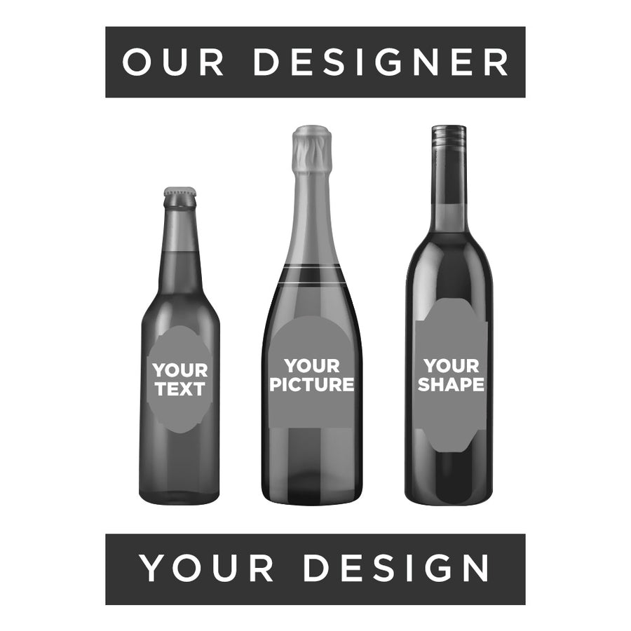 1-5 x Custom Designed Labels (any drink category)