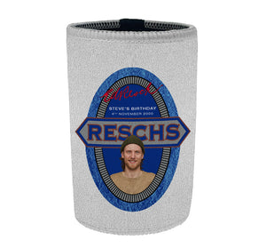RESCHS Personalised Stubby Holders with PICTURE and/or TEXT