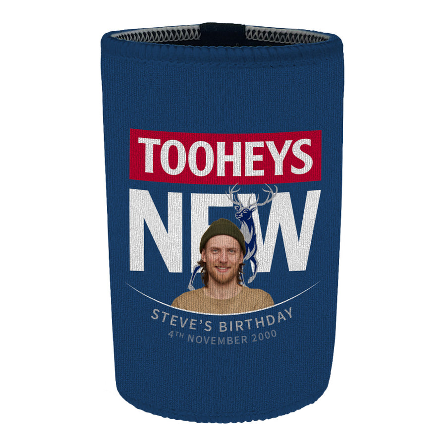 TOOHEYS NEW Personalised Stubby Holders with PICTURE and/or TEXT