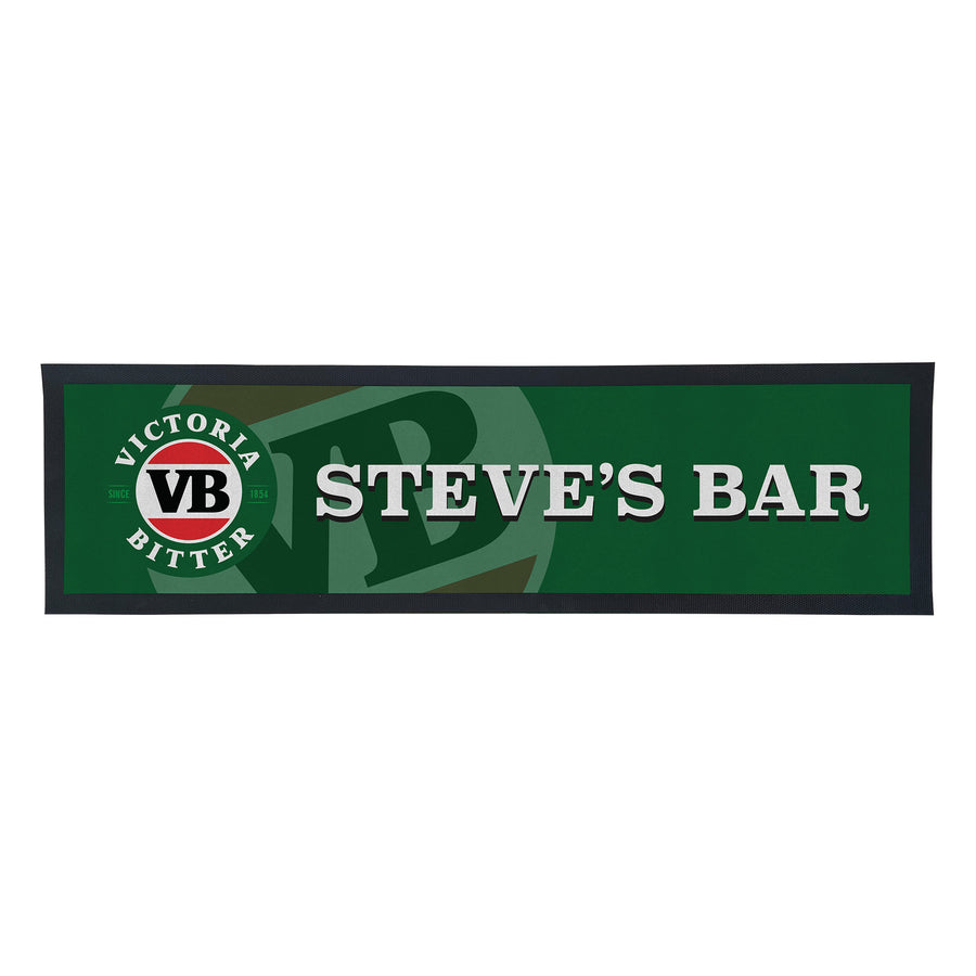 VICTORIA BITTER Personalised Bar Mats with PICTURE and/or TEXT