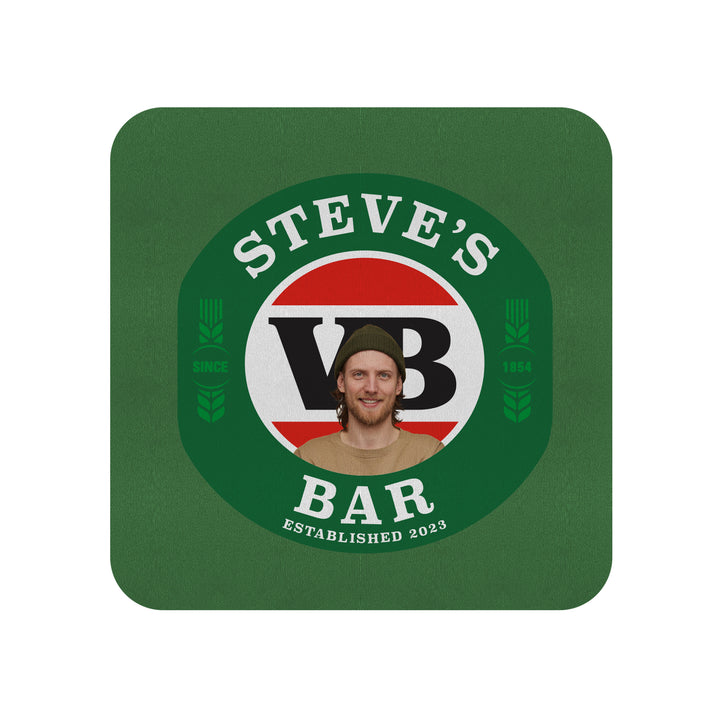 VICTORIA BITTER 6 x Personalised Neoprene Coasters with PICTURE and/or TEXT