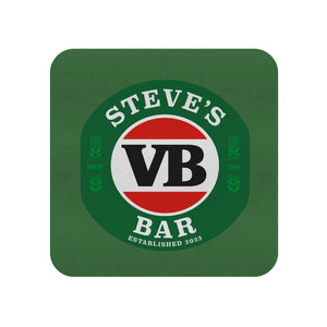 VICTORIA BITTER 6 x Personalised Neoprene Coasters with PICTURE and/or TEXT
