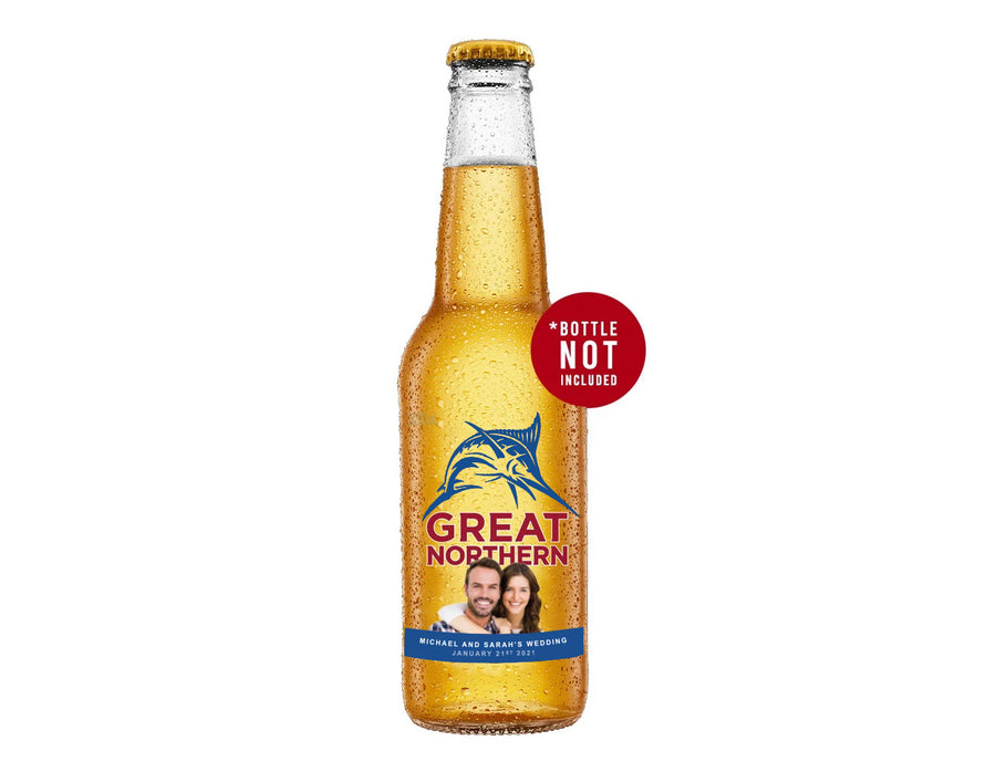 GREAT NORTHERN ZERO 24 x 330ml Picture Labels (beer not included)